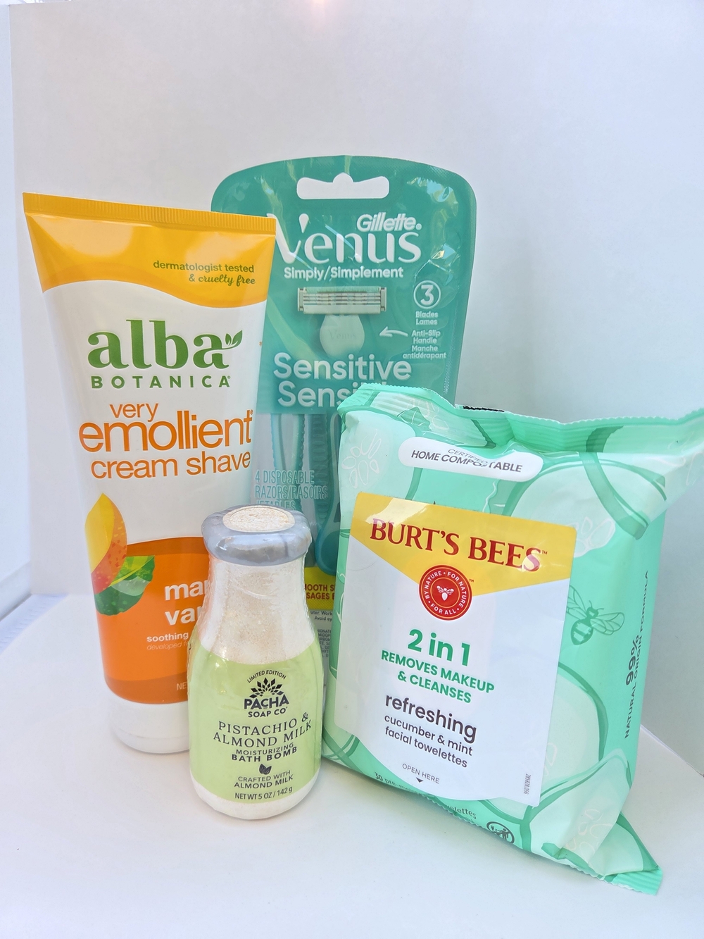 Burt’s Bees + Venus + Alba Botanica Self Care Beauty Bundle